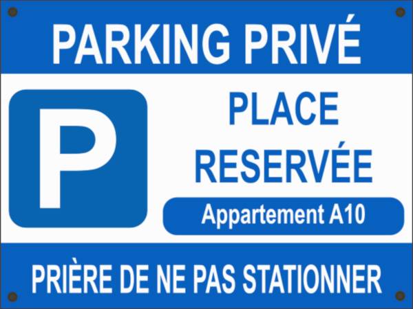 Panneau Parking Prive